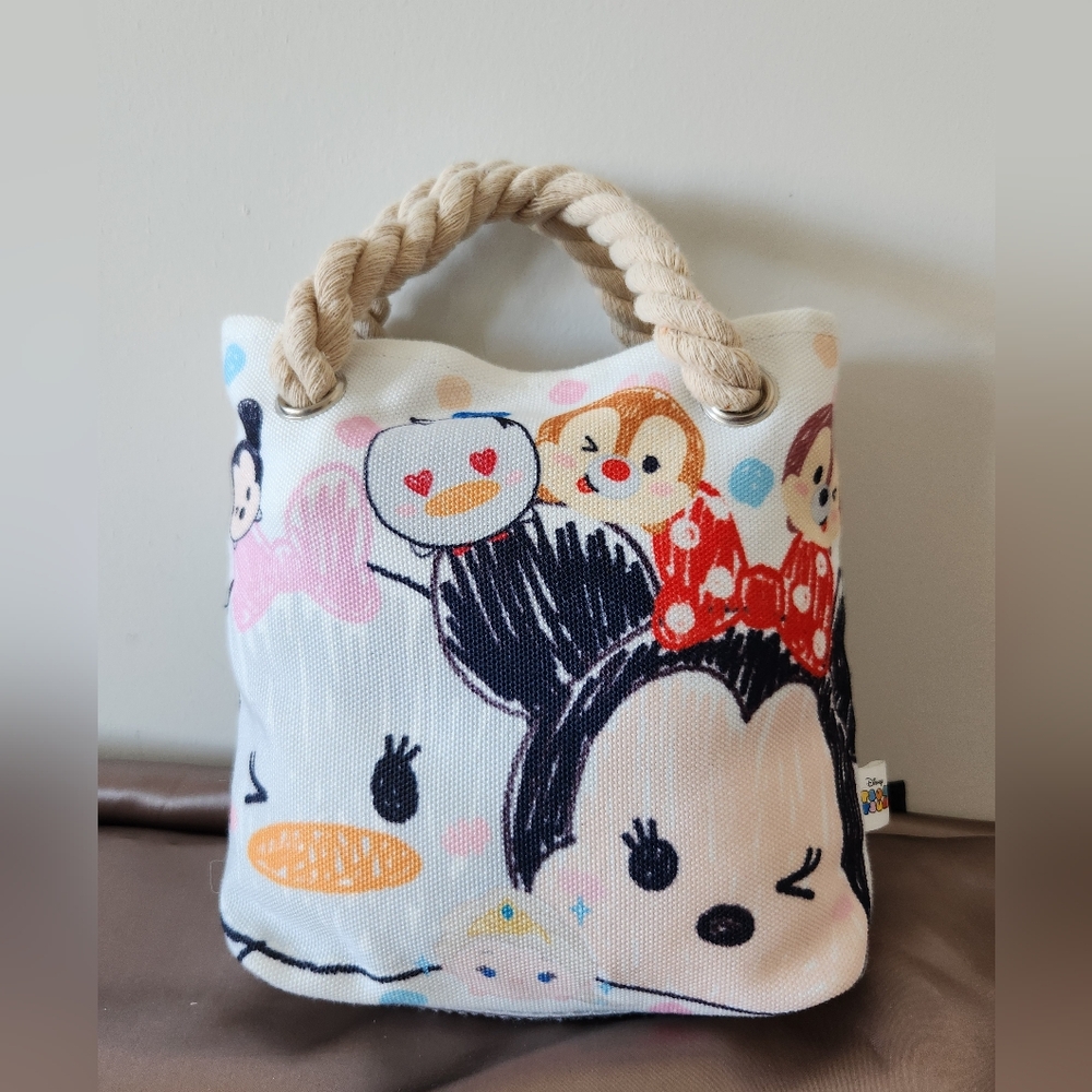 Cutie Disney Tsum Tsum Canvas Tote Bag